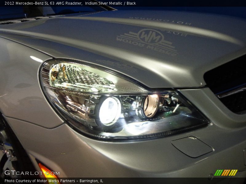 Iridium Silver Metallic / Black 2012 Mercedes-Benz SL 63 AMG Roadster