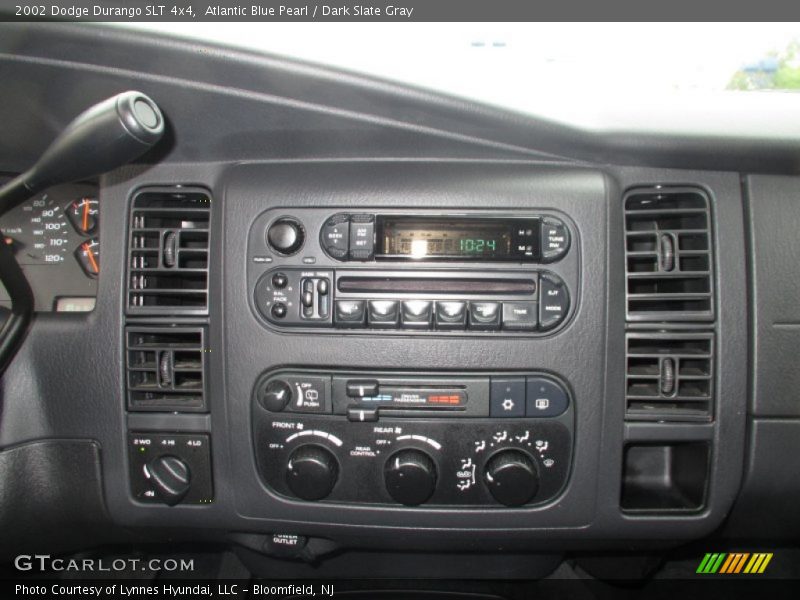 Atlantic Blue Pearl / Dark Slate Gray 2002 Dodge Durango SLT 4x4