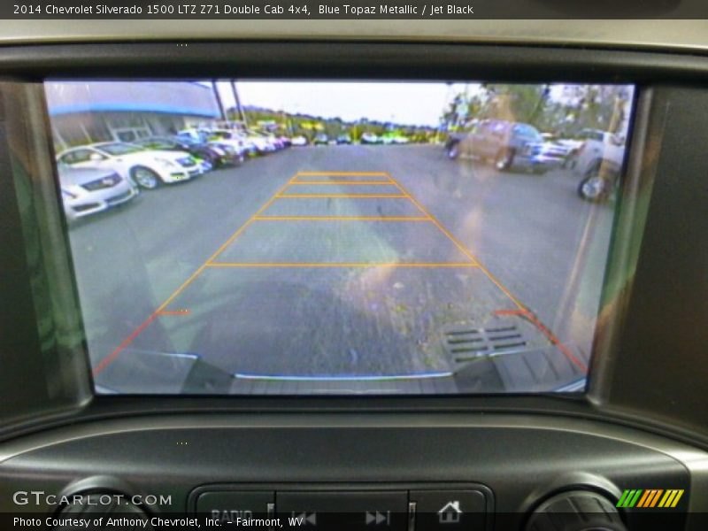 Blue Topaz Metallic / Jet Black 2014 Chevrolet Silverado 1500 LTZ Z71 Double Cab 4x4
