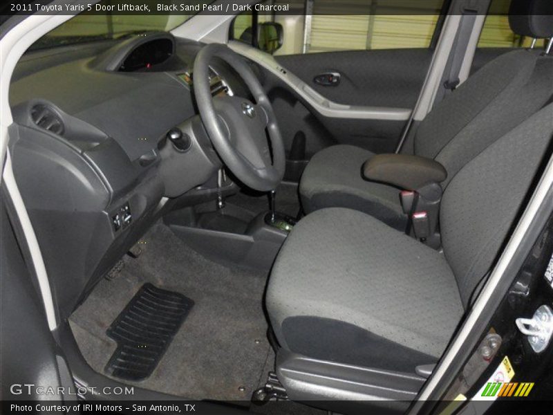 Black Sand Pearl / Dark Charcoal 2011 Toyota Yaris 5 Door Liftback
