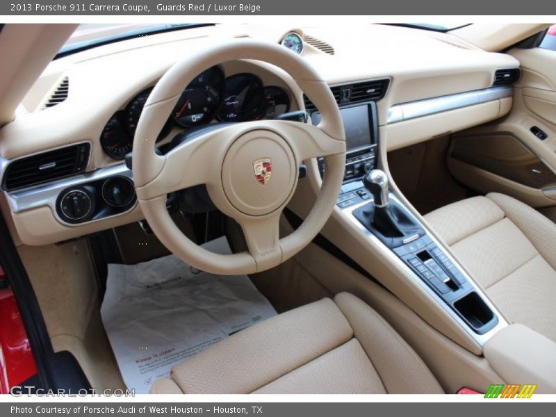  2013 911 Carrera Coupe Luxor Beige Interior