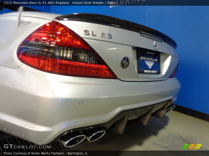 Iridium Silver Metallic / Black 2012 Mercedes-Benz SL 63 AMG Roadster