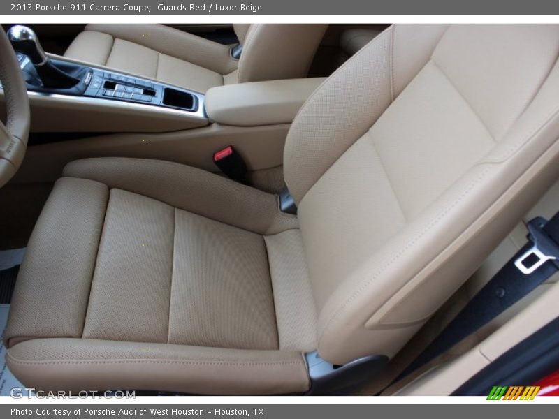 Guards Red / Luxor Beige 2013 Porsche 911 Carrera Coupe