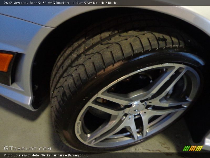 Iridium Silver Metallic / Black 2012 Mercedes-Benz SL 63 AMG Roadster