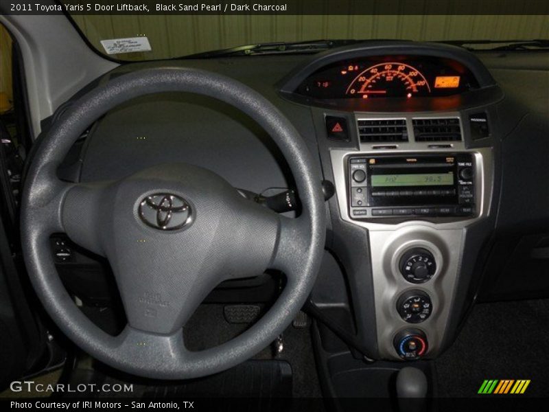 Black Sand Pearl / Dark Charcoal 2011 Toyota Yaris 5 Door Liftback