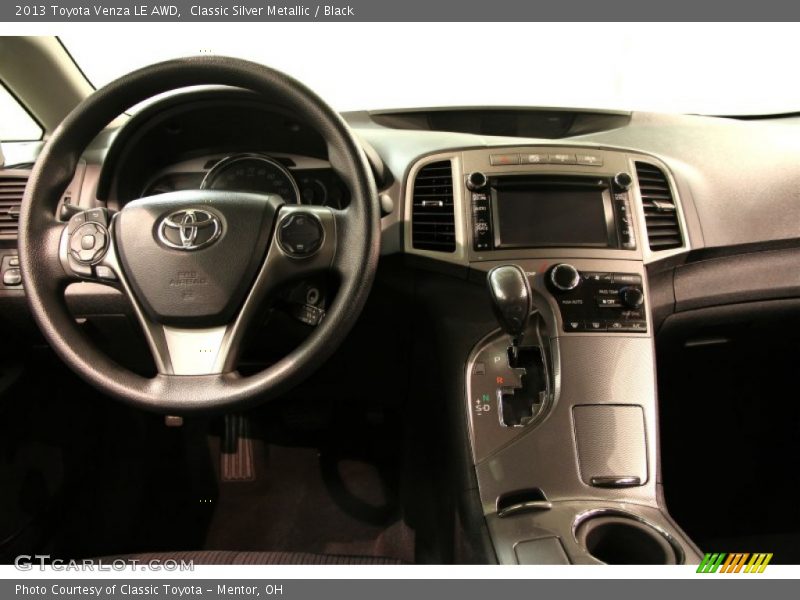 Classic Silver Metallic / Black 2013 Toyota Venza LE AWD