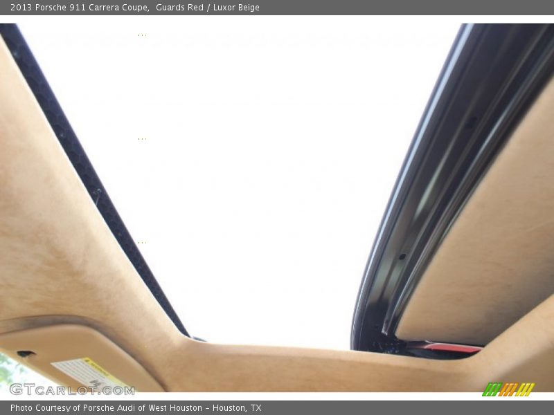 Guards Red / Luxor Beige 2013 Porsche 911 Carrera Coupe
