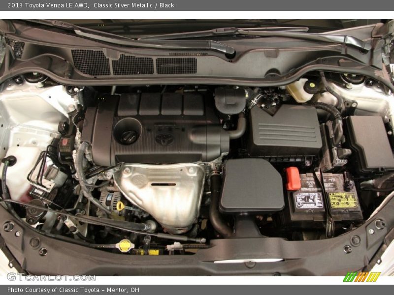 Classic Silver Metallic / Black 2013 Toyota Venza LE AWD
