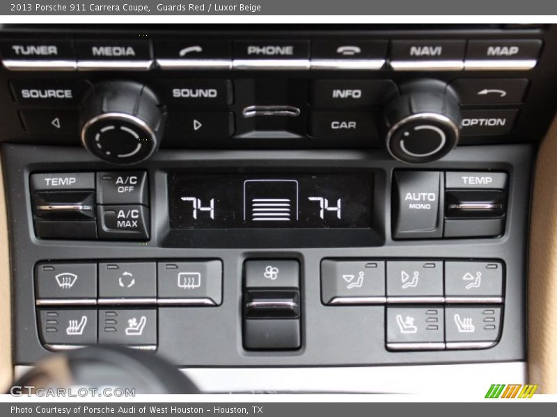 Guards Red / Luxor Beige 2013 Porsche 911 Carrera Coupe