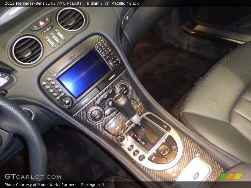 Iridium Silver Metallic / Black 2012 Mercedes-Benz SL 63 AMG Roadster