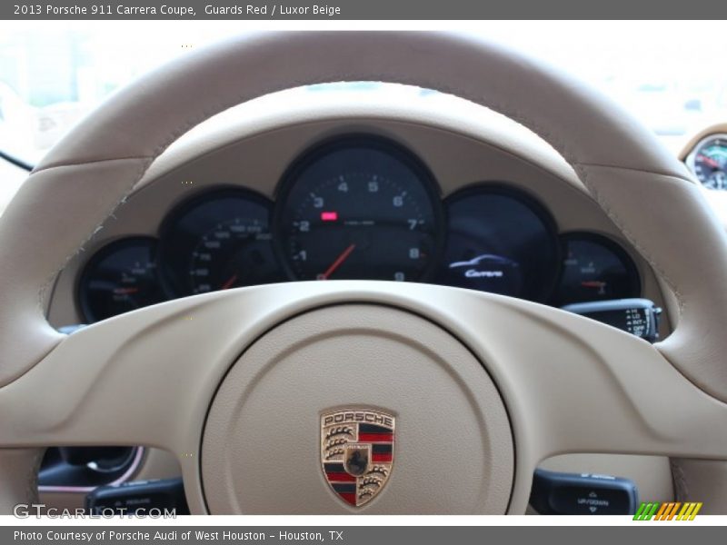 Guards Red / Luxor Beige 2013 Porsche 911 Carrera Coupe