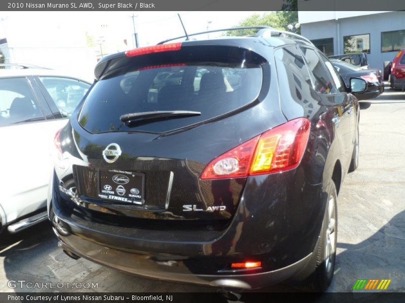 Super Black / Black 2010 Nissan Murano SL AWD