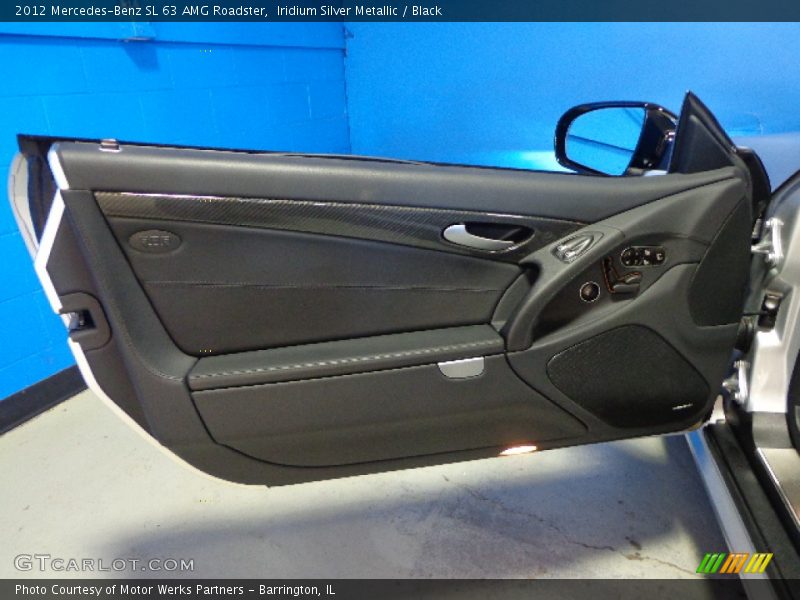 Iridium Silver Metallic / Black 2012 Mercedes-Benz SL 63 AMG Roadster