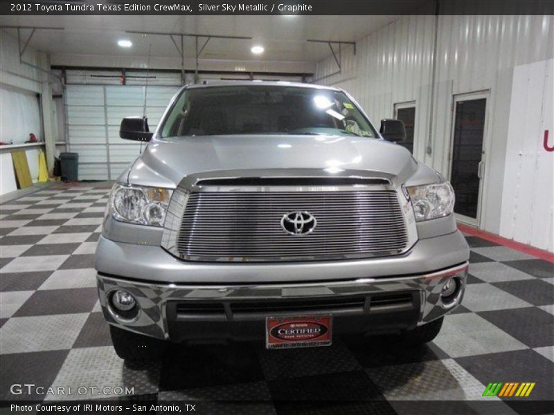Silver Sky Metallic / Graphite 2012 Toyota Tundra Texas Edition CrewMax