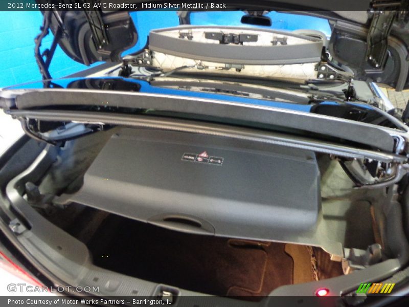 Iridium Silver Metallic / Black 2012 Mercedes-Benz SL 63 AMG Roadster