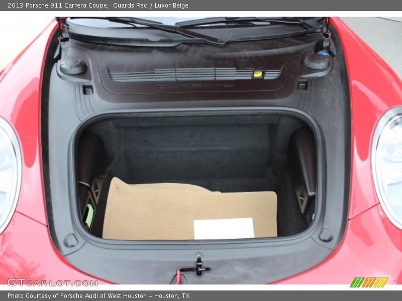  2013 911 Carrera Coupe Trunk