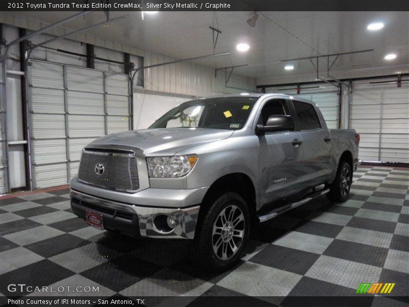 Silver Sky Metallic / Graphite 2012 Toyota Tundra Texas Edition CrewMax