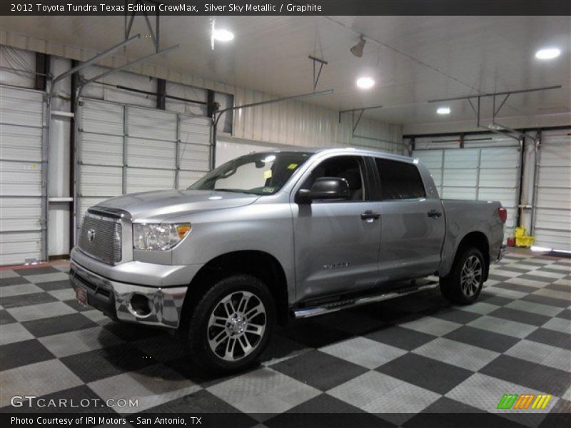 Silver Sky Metallic / Graphite 2012 Toyota Tundra Texas Edition CrewMax