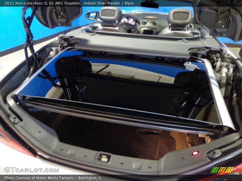 Iridium Silver Metallic / Black 2012 Mercedes-Benz SL 63 AMG Roadster
