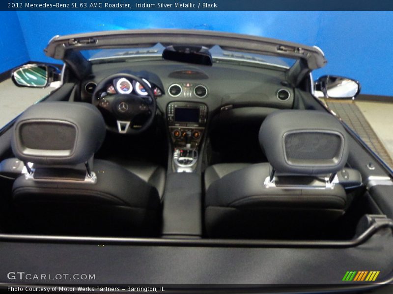 Iridium Silver Metallic / Black 2012 Mercedes-Benz SL 63 AMG Roadster