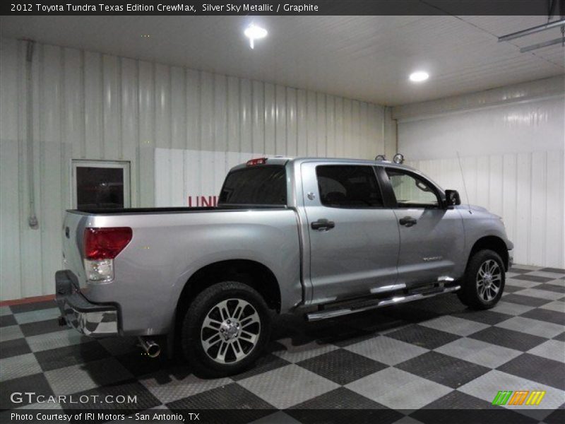 Silver Sky Metallic / Graphite 2012 Toyota Tundra Texas Edition CrewMax