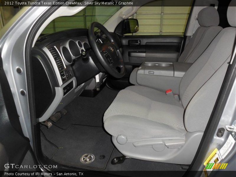 Silver Sky Metallic / Graphite 2012 Toyota Tundra Texas Edition CrewMax