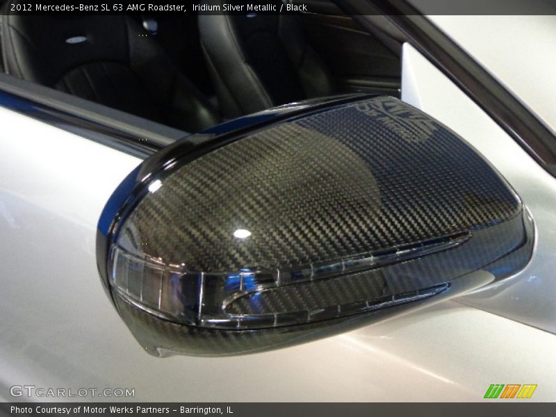 Iridium Silver Metallic / Black 2012 Mercedes-Benz SL 63 AMG Roadster