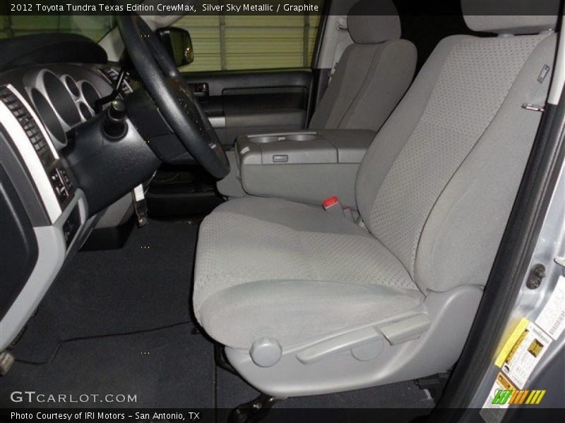 Silver Sky Metallic / Graphite 2012 Toyota Tundra Texas Edition CrewMax