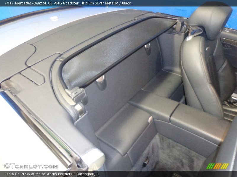 Iridium Silver Metallic / Black 2012 Mercedes-Benz SL 63 AMG Roadster