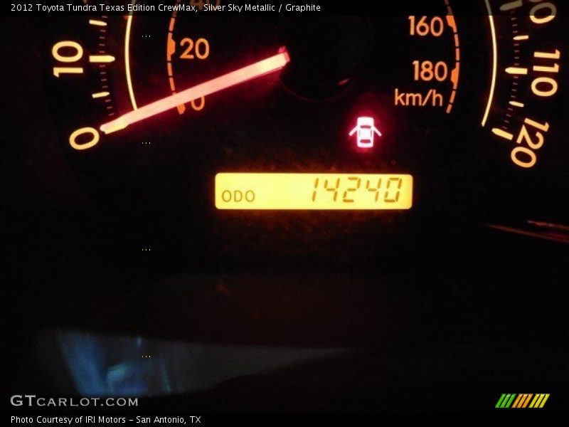 Silver Sky Metallic / Graphite 2012 Toyota Tundra Texas Edition CrewMax