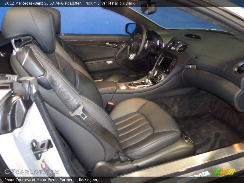 Iridium Silver Metallic / Black 2012 Mercedes-Benz SL 63 AMG Roadster