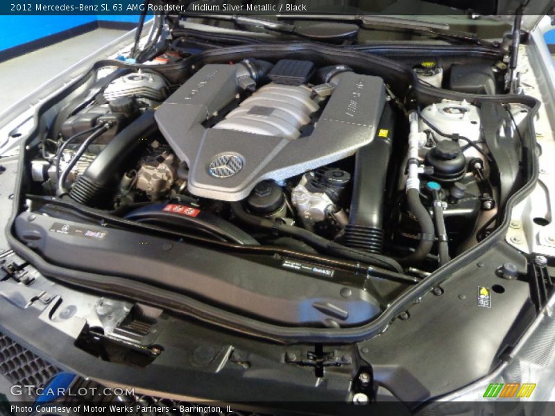 Iridium Silver Metallic / Black 2012 Mercedes-Benz SL 63 AMG Roadster