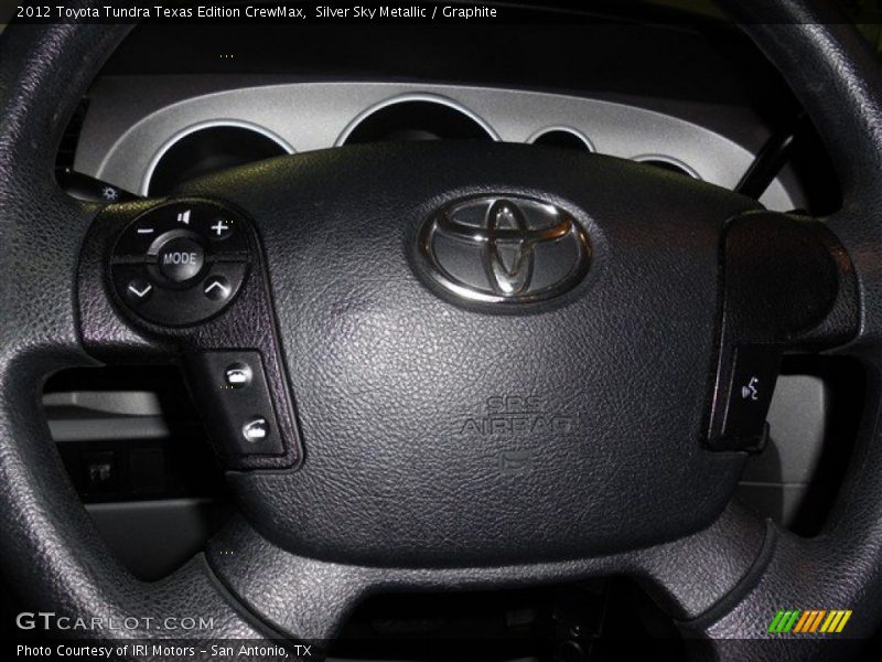 Silver Sky Metallic / Graphite 2012 Toyota Tundra Texas Edition CrewMax