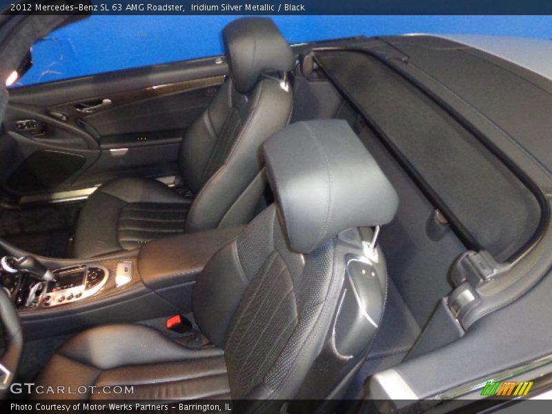 Iridium Silver Metallic / Black 2012 Mercedes-Benz SL 63 AMG Roadster