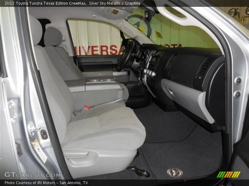 Silver Sky Metallic / Graphite 2012 Toyota Tundra Texas Edition CrewMax