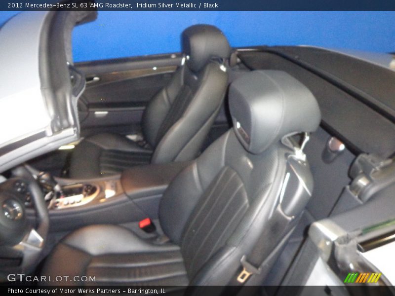 Iridium Silver Metallic / Black 2012 Mercedes-Benz SL 63 AMG Roadster