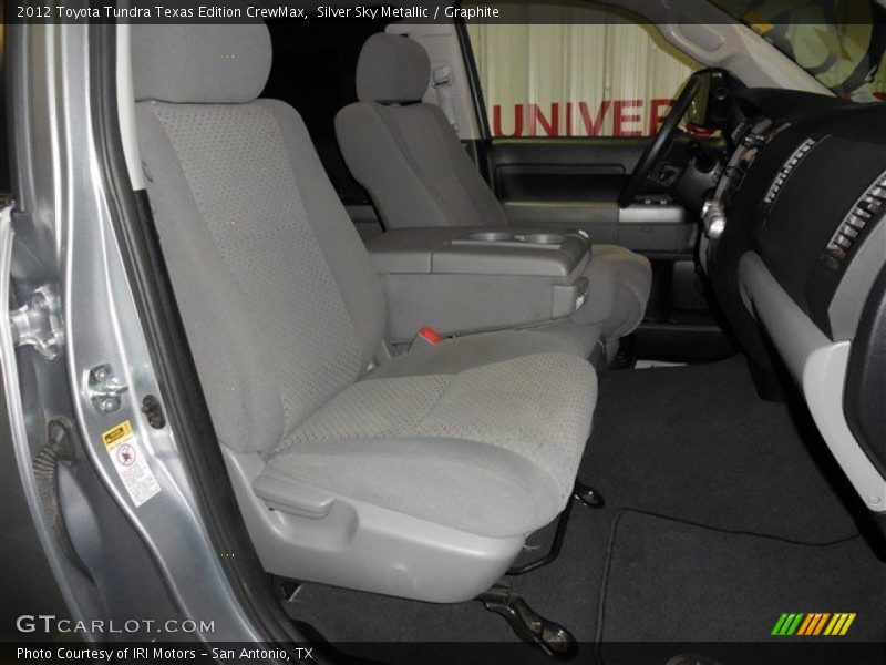 Silver Sky Metallic / Graphite 2012 Toyota Tundra Texas Edition CrewMax
