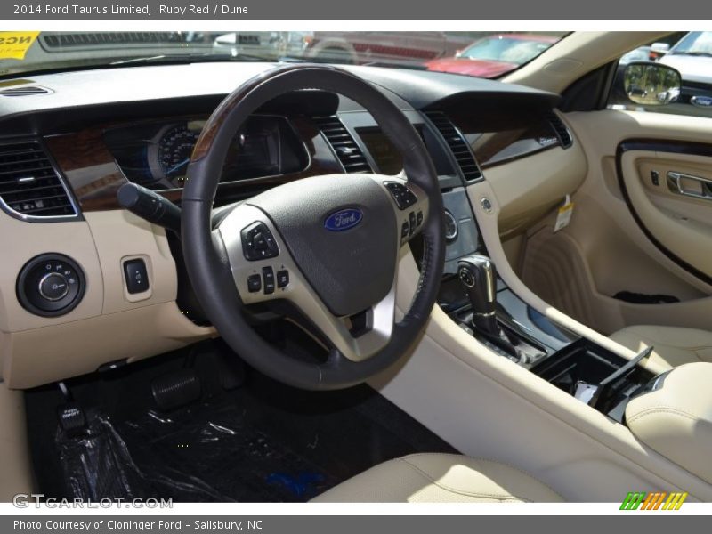 Ruby Red / Dune 2014 Ford Taurus Limited