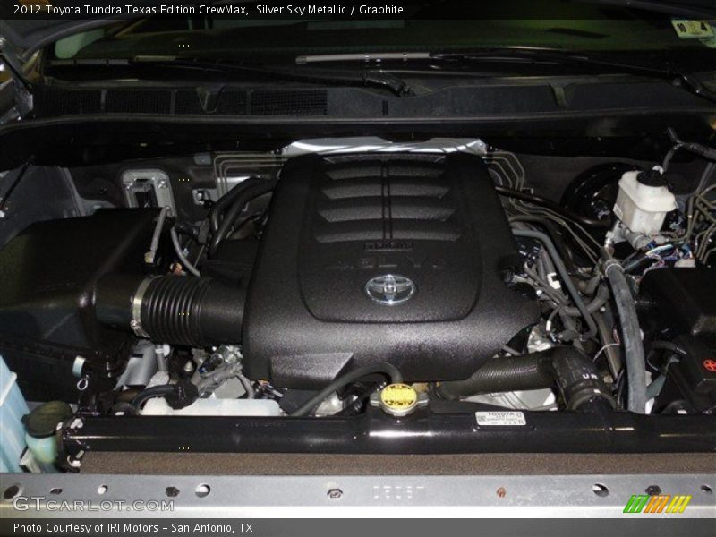 Silver Sky Metallic / Graphite 2012 Toyota Tundra Texas Edition CrewMax