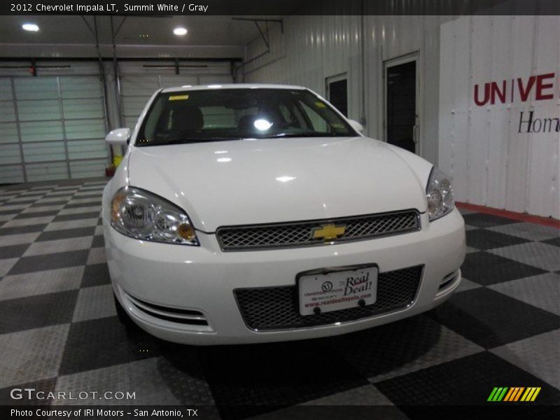 Summit White / Gray 2012 Chevrolet Impala LT