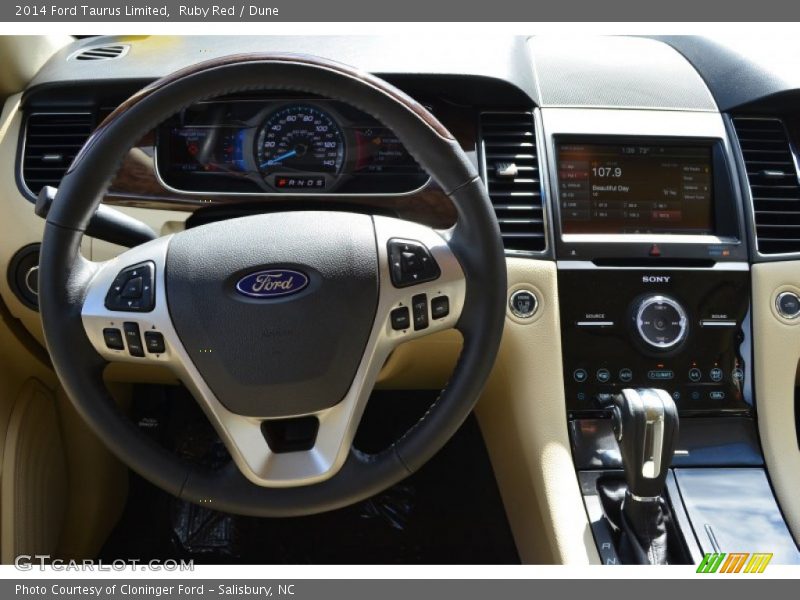 Ruby Red / Dune 2014 Ford Taurus Limited