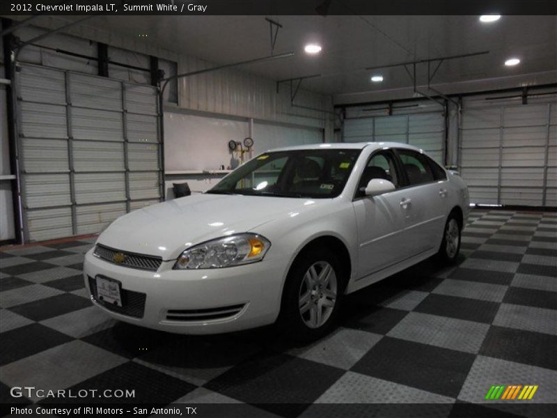 Summit White / Gray 2012 Chevrolet Impala LT