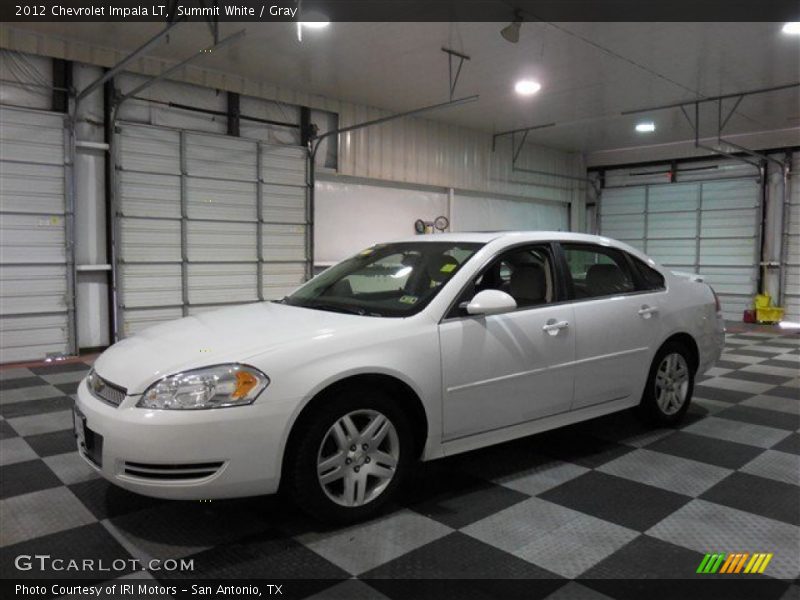 Summit White / Gray 2012 Chevrolet Impala LT