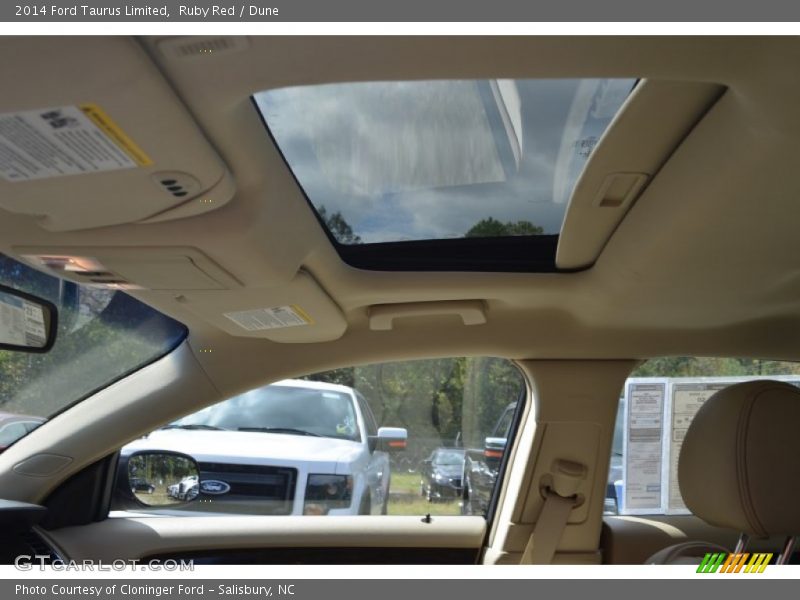 Ruby Red / Dune 2014 Ford Taurus Limited