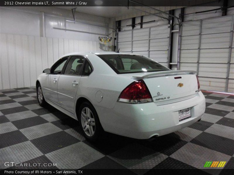 Summit White / Gray 2012 Chevrolet Impala LT