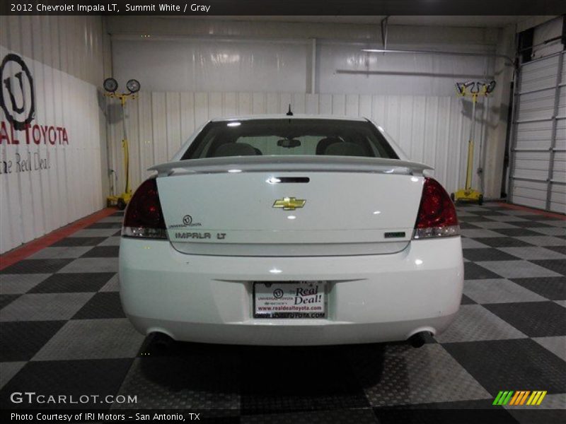 Summit White / Gray 2012 Chevrolet Impala LT
