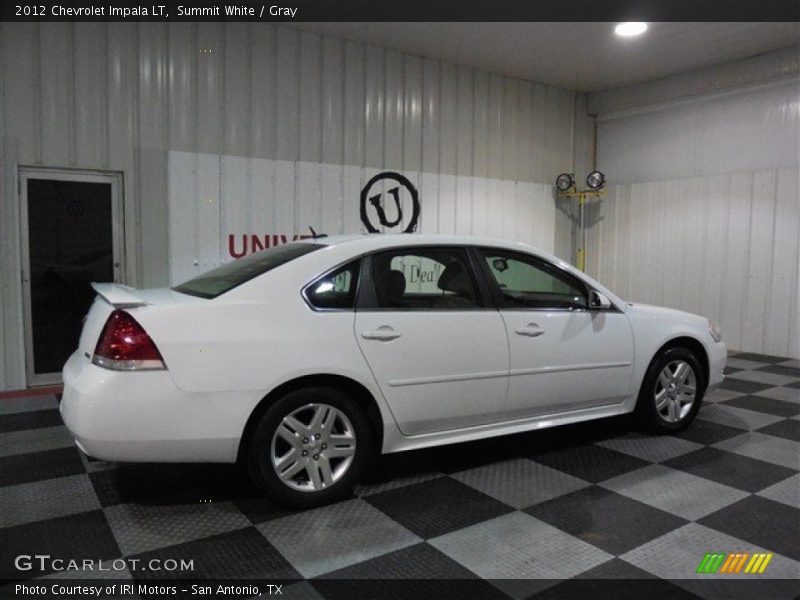 Summit White / Gray 2012 Chevrolet Impala LT