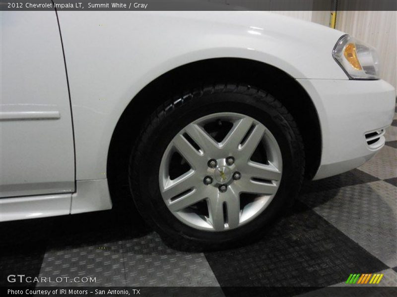 Summit White / Gray 2012 Chevrolet Impala LT