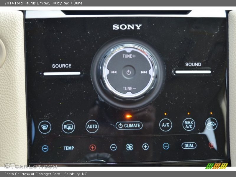Ruby Red / Dune 2014 Ford Taurus Limited