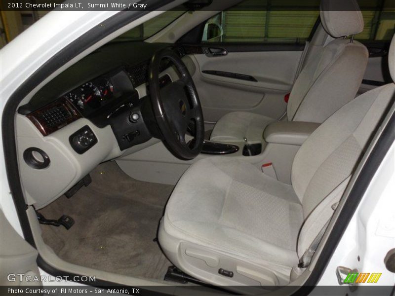Summit White / Gray 2012 Chevrolet Impala LT